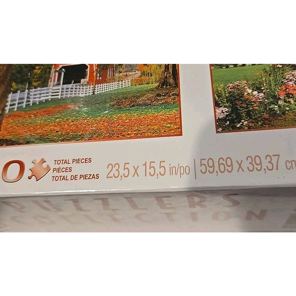 Set of 4 Puzzles 1,000 Pieces Ea. Scenic Houses, New-Sealed 23.5"x15.5"(shelf) - Picture 4 of 4
